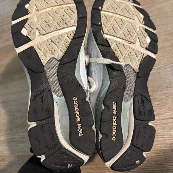 New balance 990 sneakers in blue and white 10 shoes - Picture 6 of 7